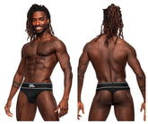 Male Power 442-275 Modal Rib Bong Tanga Farbe Schwarz
